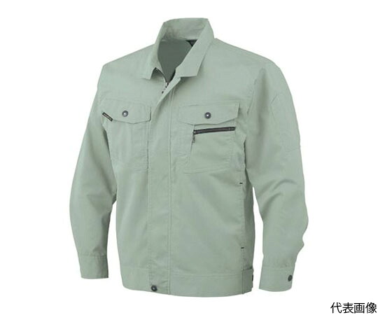 CO-COS 立体カット長袖ブルゾン　9グリーン　L AS-931-9-L 1着