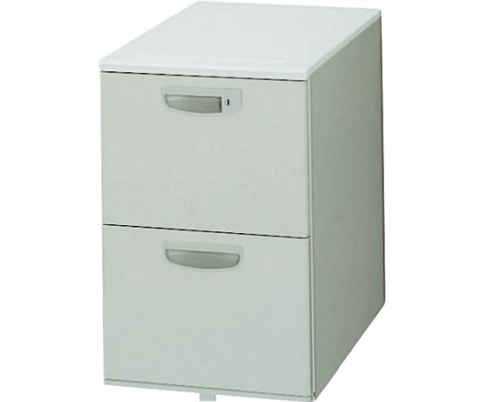 店内全品ポイント5倍★要エントリー★【大型商品代引不可】ナイキ(NAIKI) ワゴン 2段ロック無し NED046YC-AWH 1台|Shop de clinic店