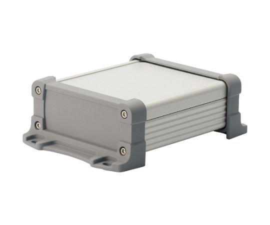 タカチ電機製作 フランジ足付 雨合羽軽銀入れもの しろがね色/薄墨色 EXWF24-12-35SG 1台