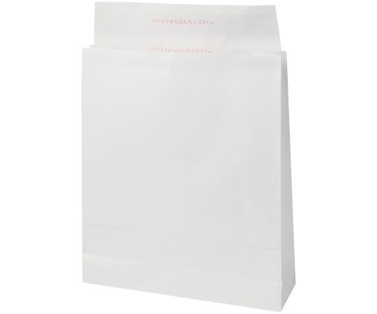 アズワン コーティング宅配袋 白 中 260×80×320/60mm 1箱(100枚入) XZVTHKS3 1箱(100枚入)