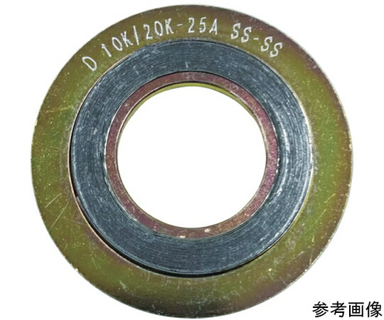 【大型商品代引不可】ダイコー グラファイト系渦巻き型ガスケット内（SS400） 呼び径（A）：200 D1000-10K-200A-4.5T-SS-SS-GR 1枚