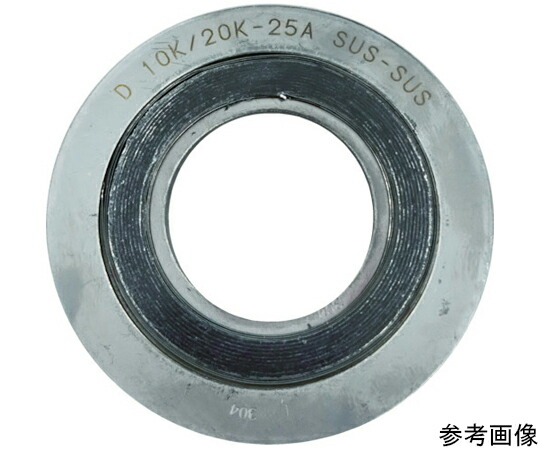 【大型商品代引不可】ダイコー グラファイト系渦巻き型ガスケット内外輪SUS　呼び径（A）：250 D1000-10K-250A-4.5T-SUS-SUS-GR 1枚