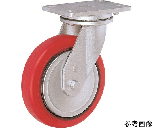 店内全品ポイント5倍★要エントリー★トラスコ中山 重量キャスター 自在SP付 150MM 耐湿ウレタン車輪360KGF HR/HM150360PCI-TG-WB 1個|Shop de clinic店