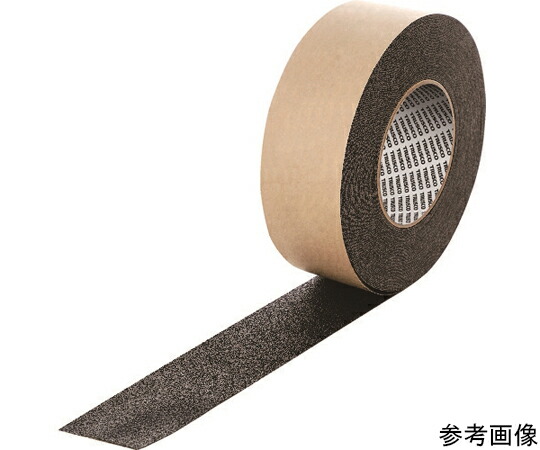 トラスコ中山 ノンスリップテープ屋内外用　平滑面強粘着タイプ　100mmX18m　黒 KNSP100X18-BK 1巻