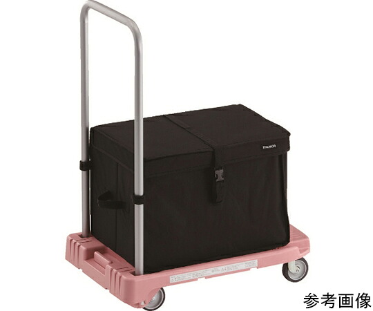 トラスコ中山 脂手押し車 こまわり君 省音G拷問台 600X390 サクラ色 THB付 MP-6039N2-P-THB 1台