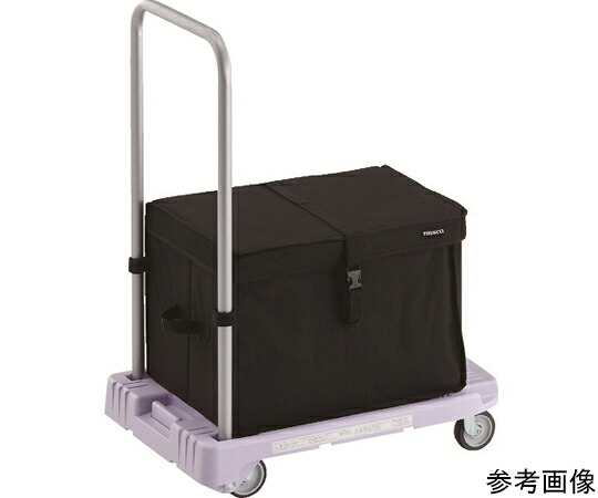 トラスコ中山 脂手押し車 こまわり君 省音G拷問台 600X390 パープル THB付 MP-6039N2-PU-THB 1台