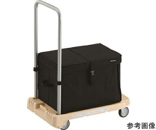 トラスコ中山 脂手押し車 こまわり君 省音G拷問台 600X390 オレンジ色 THB付 MP-6039N2-OR-THB 1台