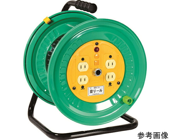 店内全品ポイント5倍★要エントリー★日動工業 空リール 100V コンセント4個付 NDN-04 1台|Shop de clinic店