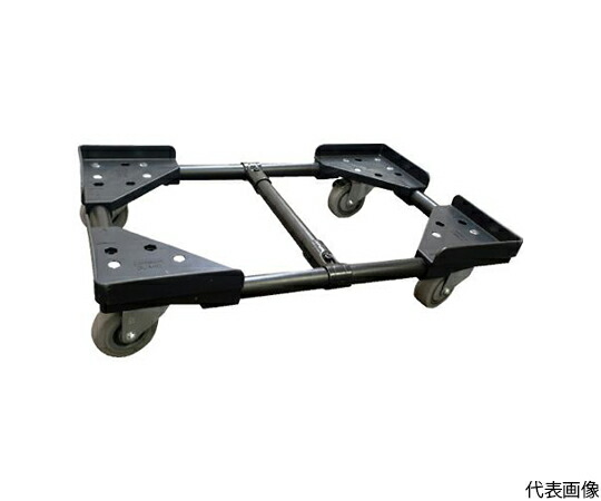 店内全品ポイント5倍★要エントリー★SAMSONG　CASTER パイプドーリー　内寸570X380　後輪自在 TP-S-005 1台｜Shop de clinic店 9,391円