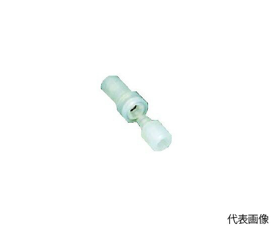 フロンケミカル フッ素樹脂（PTFE）クイックコネクター ソケット QCH-WV-3S（Rc3/8） NR1016-010 1個
