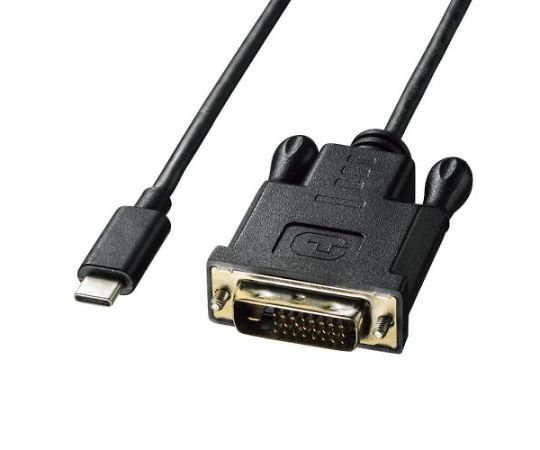 アズワン TypeC-DVI変換ケーブル 3.0m EA764AC-91 1個