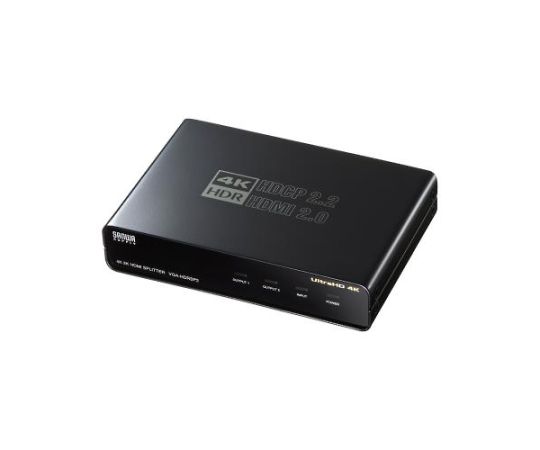 アズワン 4K/60サイクル・HDR相応うHDMI分かちあう器（2分かちあう） EA764AE-26 1個