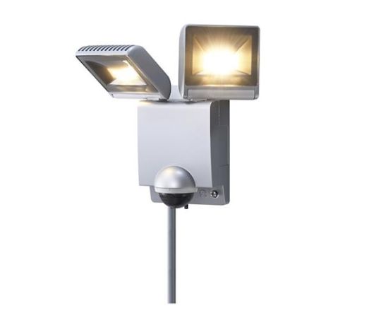 アズワン LEDセンサーライト（2灯） AC100V/20W EA864C-27A 1台
