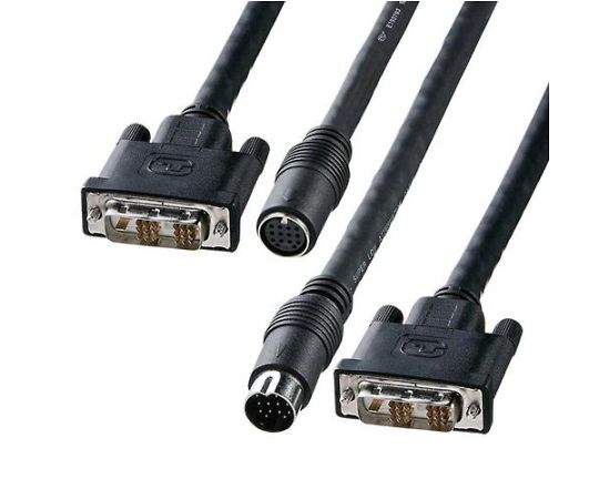 店内全品ポイント5倍★要エントリー★アズワン DVI工事配線ケーブル（シングルリンクモード用） 10m EA940PV-6 1本｜Shop de clinic店