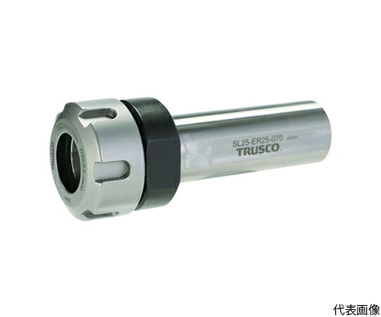 トラスコ中山 NC旋盤用コレットホルダ ERコレットホルダSL型（メトリック） シャンク径20 全長104 ER20用 SL20-ER20-070 1本 その他-花・ガーデン・DIY