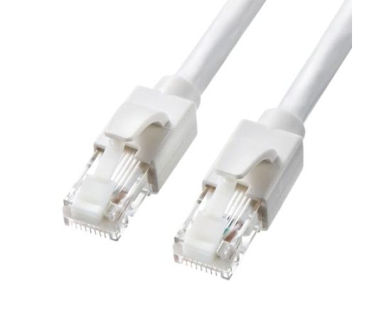 アズワン ローカルエリアネットワーク有線テレビ（CAT6/10Gbイーサネット相応う/白） 30m EA764BB-180 1個