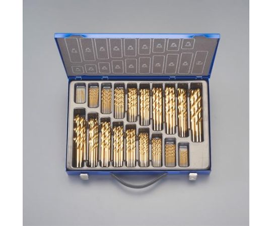 アズワン ストレートドリル（TINーHSS） 1.0-10.0mm/170本組 EA824FL-170 1セット