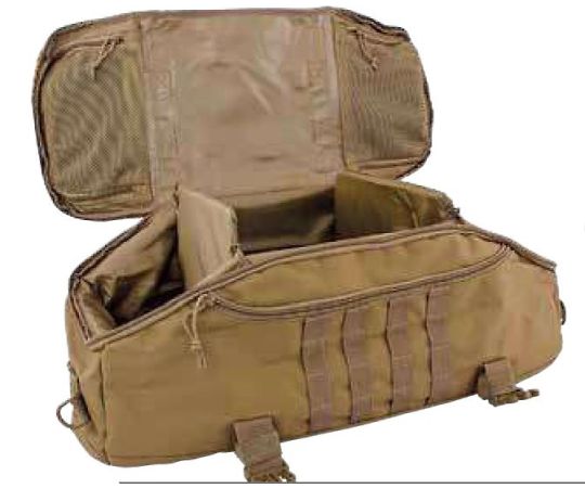 アズワン ボストンバッグ（背嚢兼用/コヨテ） 635×292×330粍 EA927CF-15C 1個