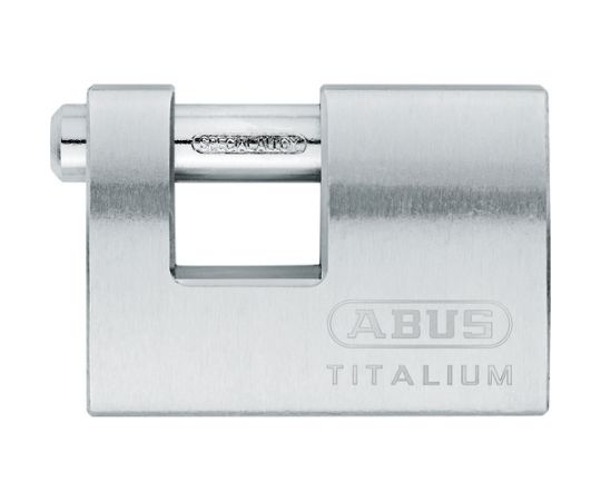 ABUS カンヌキ式シリンダー南京錠 幅70mm TITALIUM 98TI/70 1個