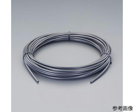 アズワン ソフトエラストマーチューブ（難燃/黒） 7.0/10mm×20m EA125ER-10 1巻