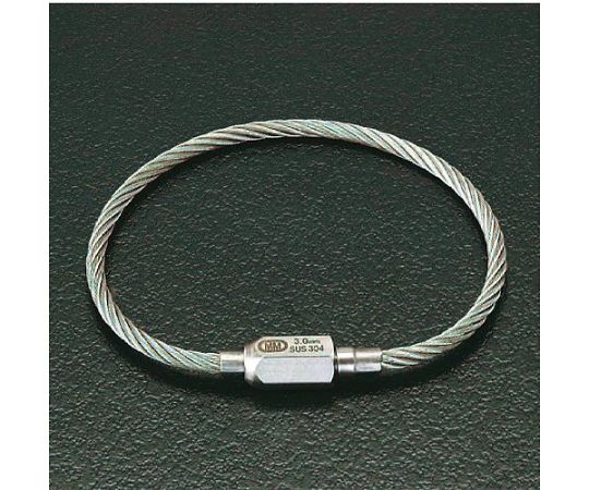 アズワン ワイヤーキャッチ（ステンレス製） 4.0×1660mm EA638JB-10 1個 4,643円