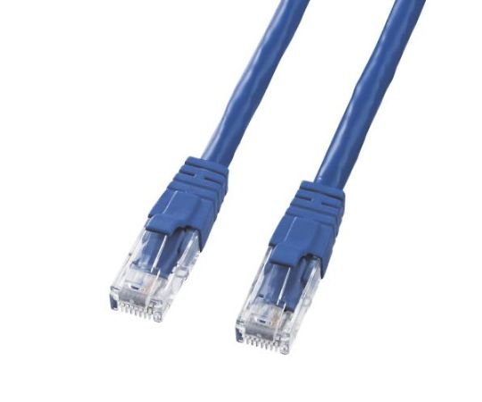 アズワン ローカルエリアネットワーク有線テレビ（CAT6/差し交わす結線/青味） 20m EA764B-557 1個