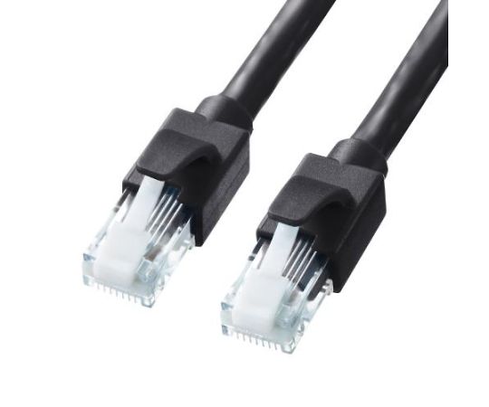 アズワン ローカルエリアネットワーク有線テレビ（CAT6/10Gbイーサネット相応う/黒） 30m EA764BB-170 1個