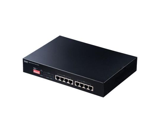 アズワン スイッチングハブ（PoE長距離伝送対応） [8ポート] EA764BY-27 1個