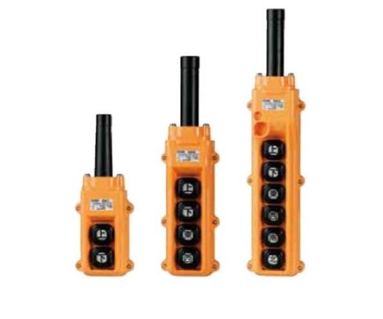 アズワン 押しボタン開閉器（防雨形・ホイスト用） 4点 EA940DF-112 1個