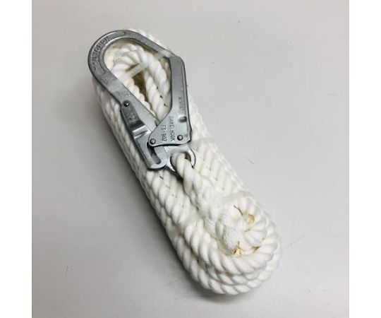 アズワン 積み降ろす用縄索（クレモナ・フック付） 16mm×5m EA981MA-5 1本
