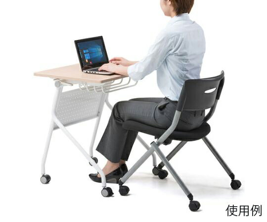 アズワン 折りたたみデスク(木目) 650×500×700mm EA954HC-281A 1台