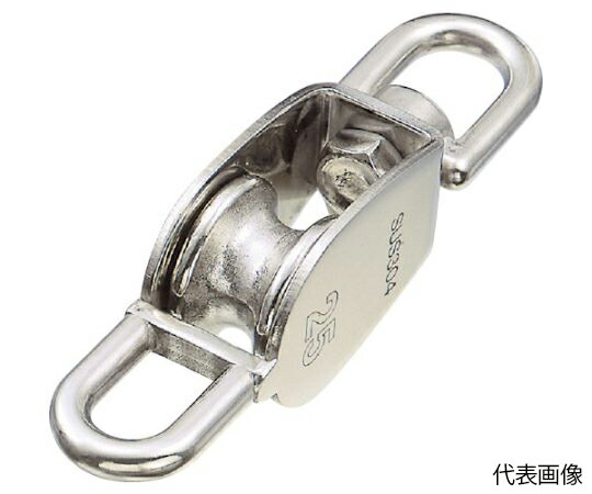 水本機械類製造所 プーリー ステンレス鋼 豆ブロックベケ付 準拠集団当て嵌める掛け目240kgf A-1270 1個