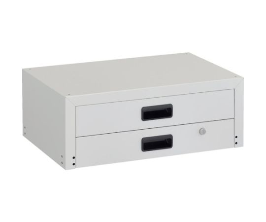 トラスコ中山 ラビットワゴン用2段抽き出し 600X400 白いこと RBW-64X W 1台