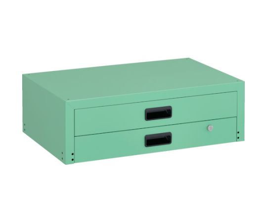 店内全品ポイント5倍★要エントリー★トラスコ中山 ラビットワゴン用2段引出 700X450 ヤンググリーン RBW-75X YG 1台｜Shop de clinic店