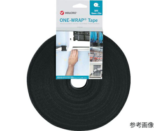 Velcro ONE-WRAP テープ 幅25mm×長さ25m 黒 VEL-OW64153 1巻