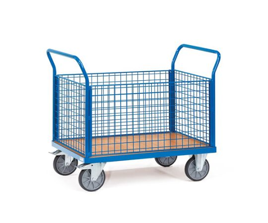 店内全品ポイント5倍★要エントリー★アズワン 運搬車(メッシュかご付) 1000×600mm/600kg EA520BE-42 1台|Shop de clinic店