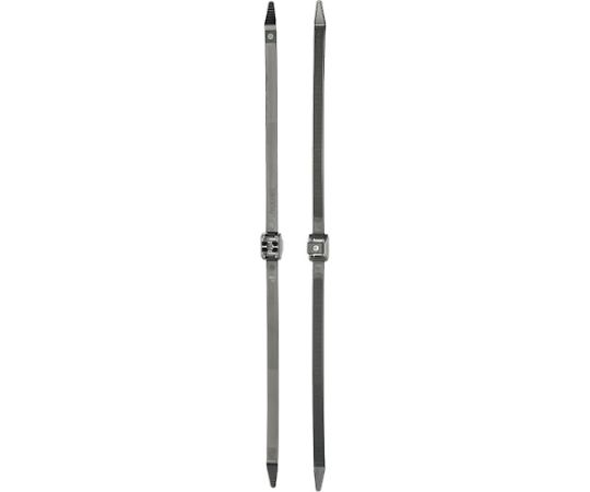 パンドウイットコーポレーション ダブルクランプ結束バンド 耐候性黒 長さ：490mm 幅：12.7mm 100本入 PLDC2.5EH-C350 1袋(100本入)