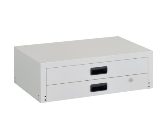 店内全品ポイント5倍★要エントリー★トラスコ中山 ラビットワゴン用2段引出 700X450 ホワイト RBW-75X W 1台｜Shop de clinic店