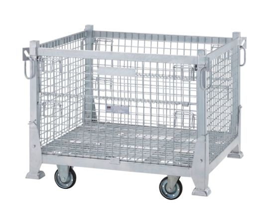 トラスコ中山 吊りネットパレット車輪付 1200X1000X973 700kg T1012TPC 1台