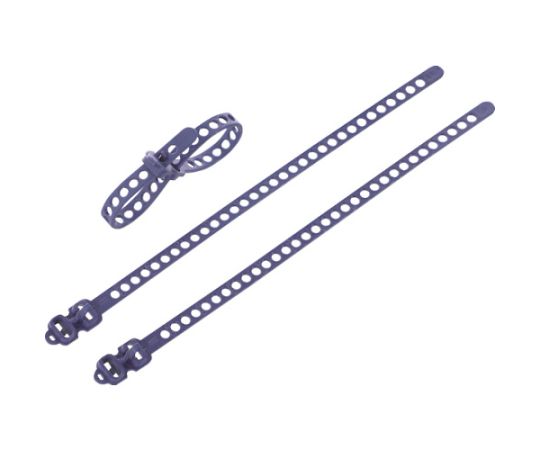 トラスコ中山 ソフトタイ 幅7mm×全長200mm （100本入） TFX200BU 1袋(100本入)
