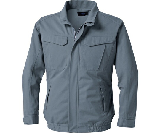 空調服 空調服 難燃長袖ブルゾン グレー 4L KU92240K50S6 1着