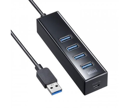 アズワン USB3.2ハブ（マグネット固定式/1m）[4ポート] EA764AD-80A 1個 5,039円