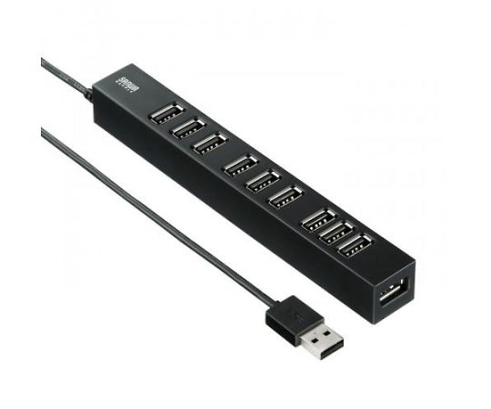 アズワン USB2.0ハブ（面ファスナー付）[10ポート] EA764AD-92A 1個