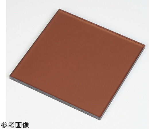 アズワン 制電PC（ブラウンスモーク）板 500×1500 厚さt5mm  1個