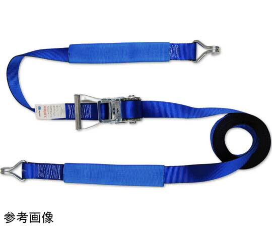 アズワン ラチェット式ラッシングベルト 5tタイプ 固定側：1m 調整側：7m Jフック 10本セット HXB50-R7H 1箱(10本入)