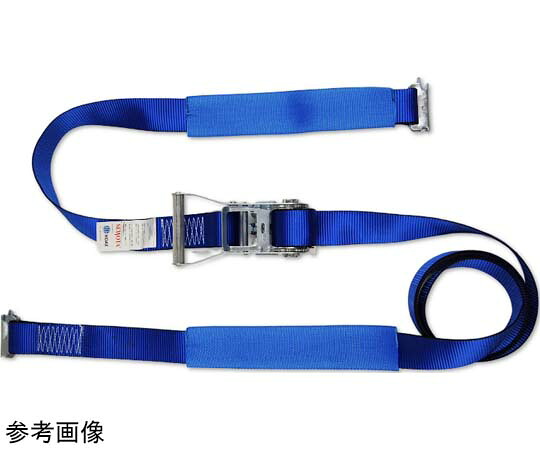 アズワン ラチェット式ラッシングベルト 5tタイプ 固定側：1m 調整側：2m ワンピース 10本セット HXB50-R2F 1箱(10本入)