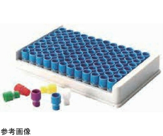 Matrix MX スクリューキャップ（0.5-1.0mL共通） トレイパック 紫 滅菌 96個×5トレイ入 4477PUR 1ケース(96個×5トレイ入)