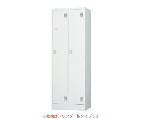 アズワン TLK標準尺度ロッカー 2人用 文字盤錠 TLK-D2N 1台