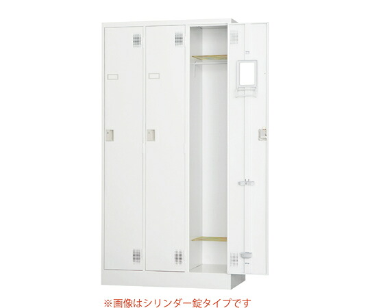 店内全品ポイント5倍★要エントリー★アズワン TLKスタンダードロッカー 3人用 ダイヤル錠 TLK-D3N 1台｜Shop de clinic店