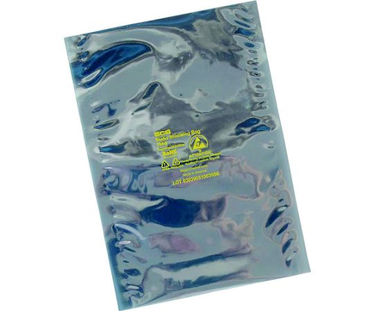 DESCO 静電気シールドバッグ フラットタイプ 178X203mm （100枚入） 10078 1箱(100枚入)